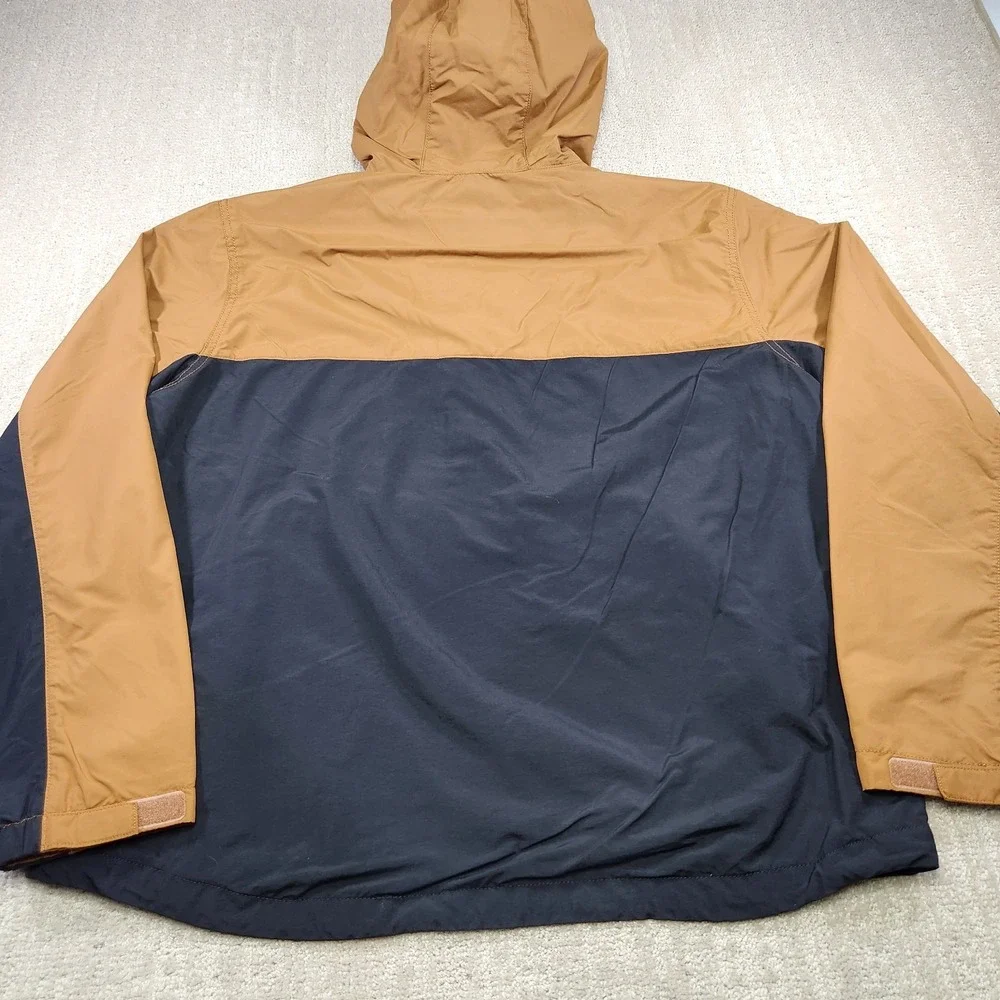 Carhartt Jacket Men Large Rain Defender Rockford Anorak 1/2 Zip Pullover Work